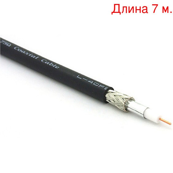 фото Кабель коаксиальный на метраж canare l-3cfb blk (7м.)