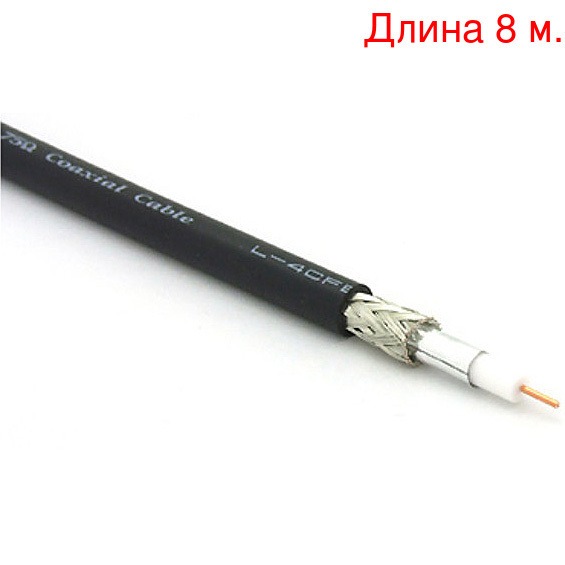 фото Кабель коаксиальный на метраж canare l-3cfb blk (8м.)