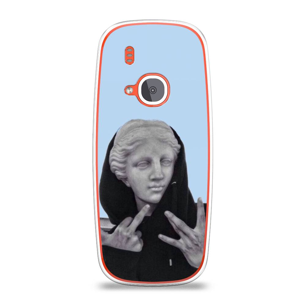 

Чехол Awog на Nokia 3310 (2017) / Нокиа 3310 (2017) "SWAG статуя", Голубой, 120550-9