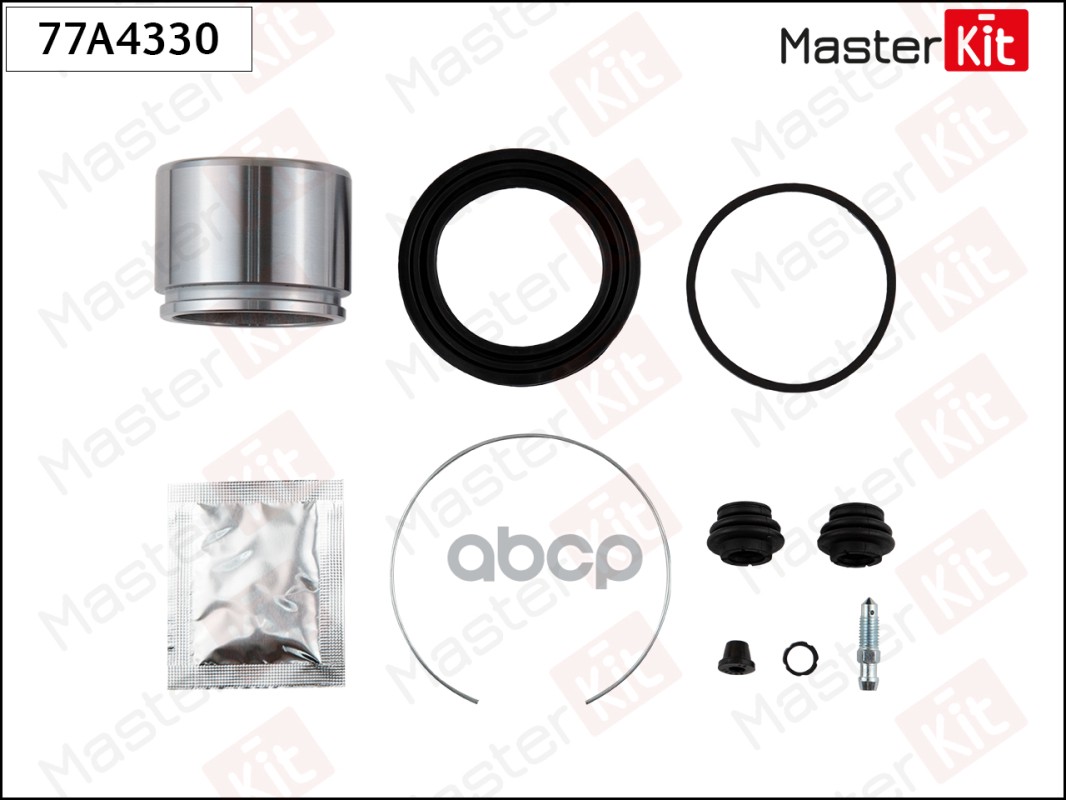 

Ремкомплект тормозного суппорта + поршень | перед | MASTER KIT 77A4330