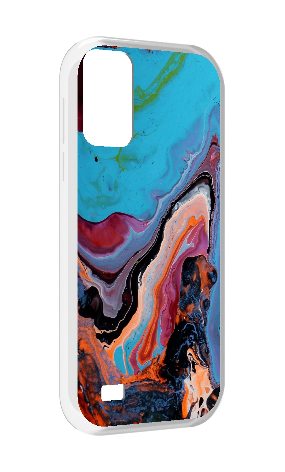 

Чехол MyPads смешанные краски для Oukitel C31, Прозрачный, Tocco