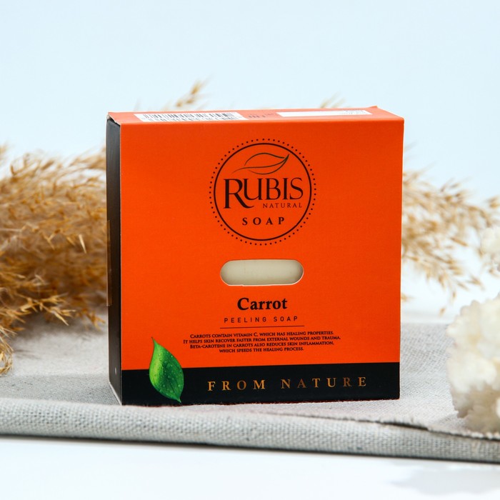 

Мыло туалетное Rubis "From Nature Carrot", 125 г (2 шт.)