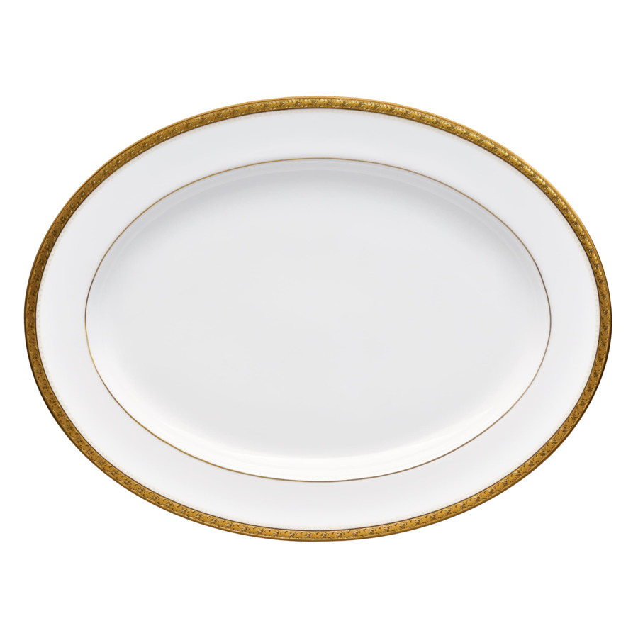 

Блюдо овальное Noritake Шарлотта Голд 34,5 см