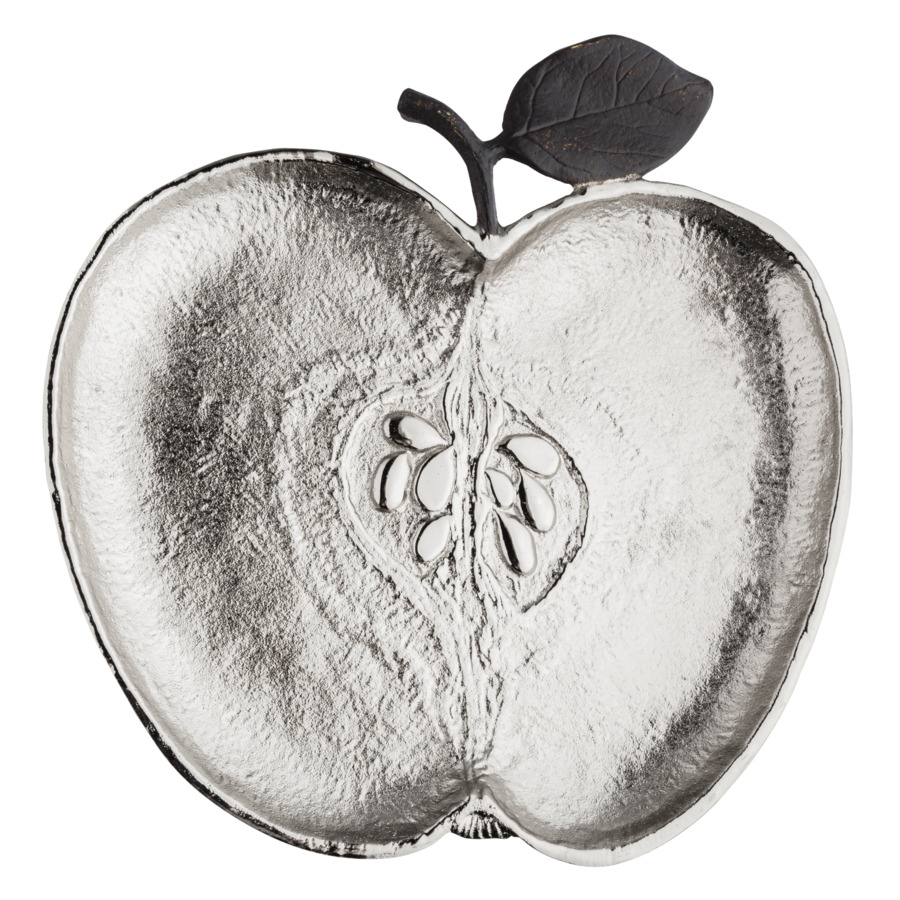 фото Блюдо-яблоко michael aram яблоко 25 см, серебристое
