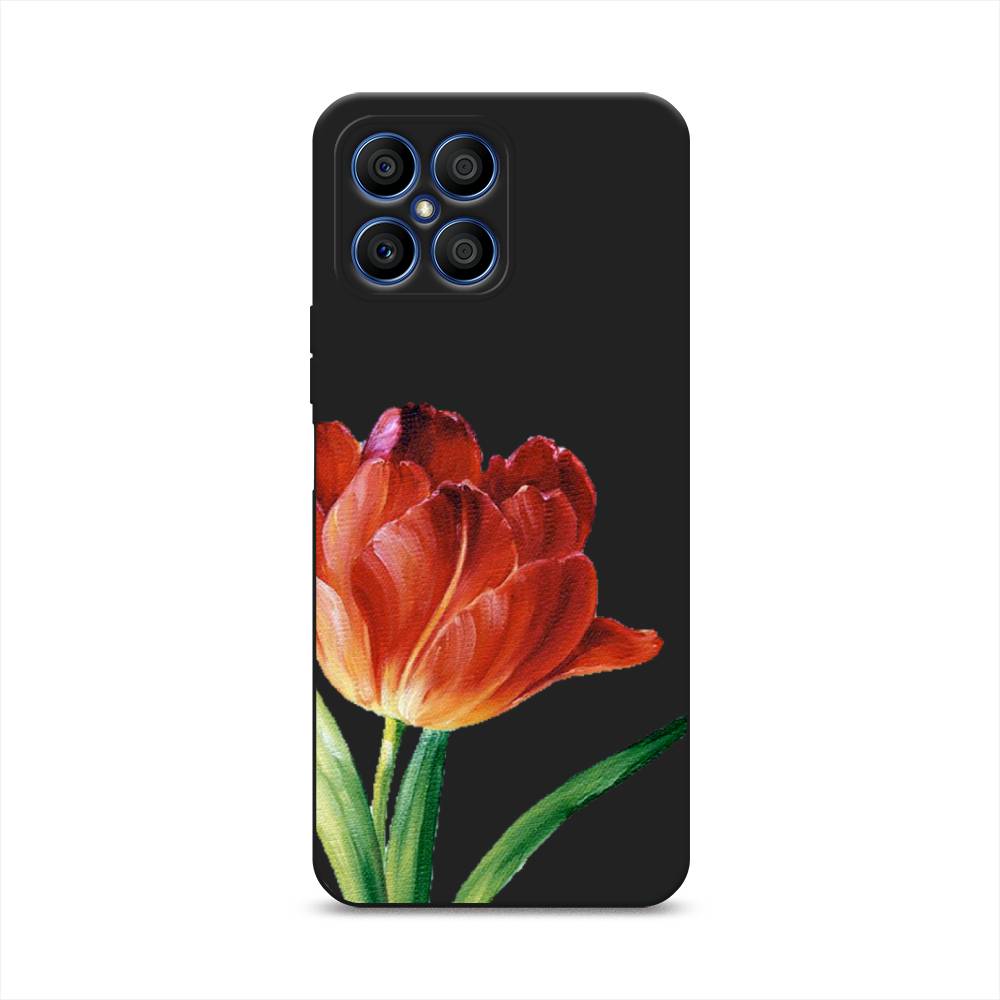 

Чехол Awog на Honor X8 "Красный тюльпан", Оранжевый;зеленый, 6107652-1