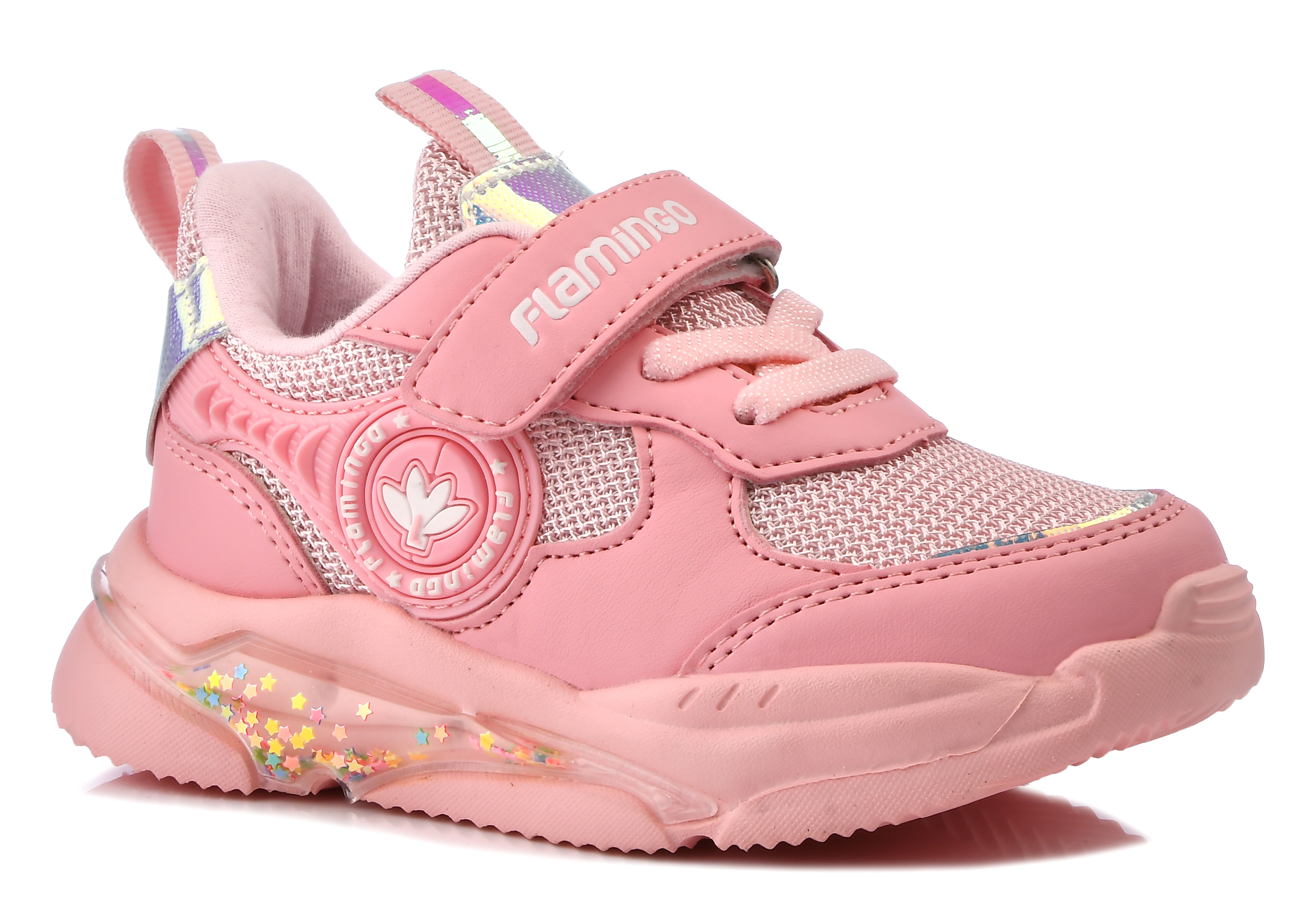 

Кроссовки Flamingo для девочек, размер 24, 231K-F13-3530, Розовый, 231K-F13-3530
