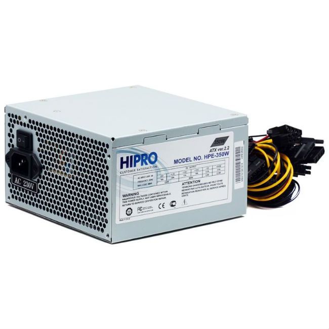 фото Блок питания компьютера hipro hpe350w