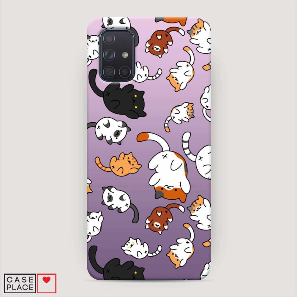 

Пластиковый чехол "Котопад" на Samsung Galaxy A71, 29020-5