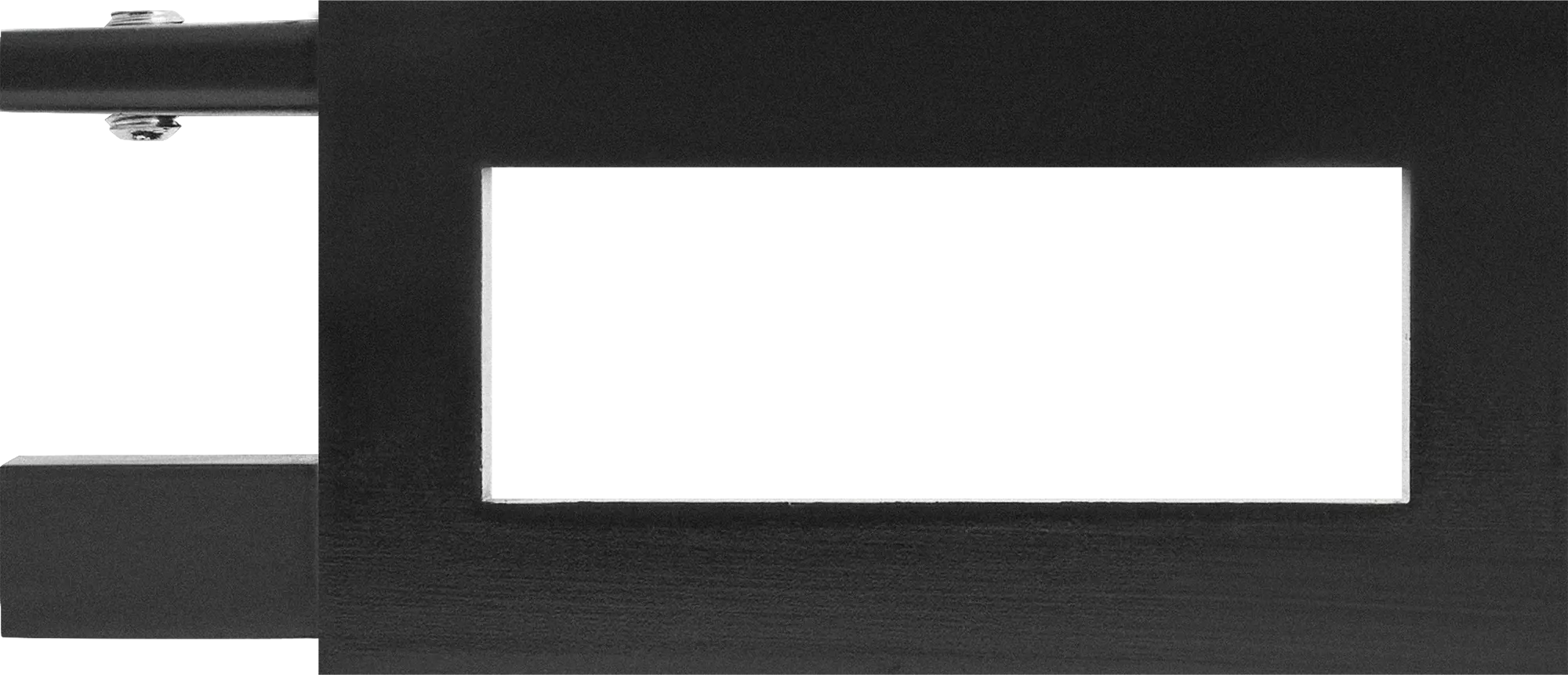 Наконечник Квадро Симпл Inspire металл цвет черный 4 см 2 шт. комплект из двух столов симпл симпл квадро дуб американский