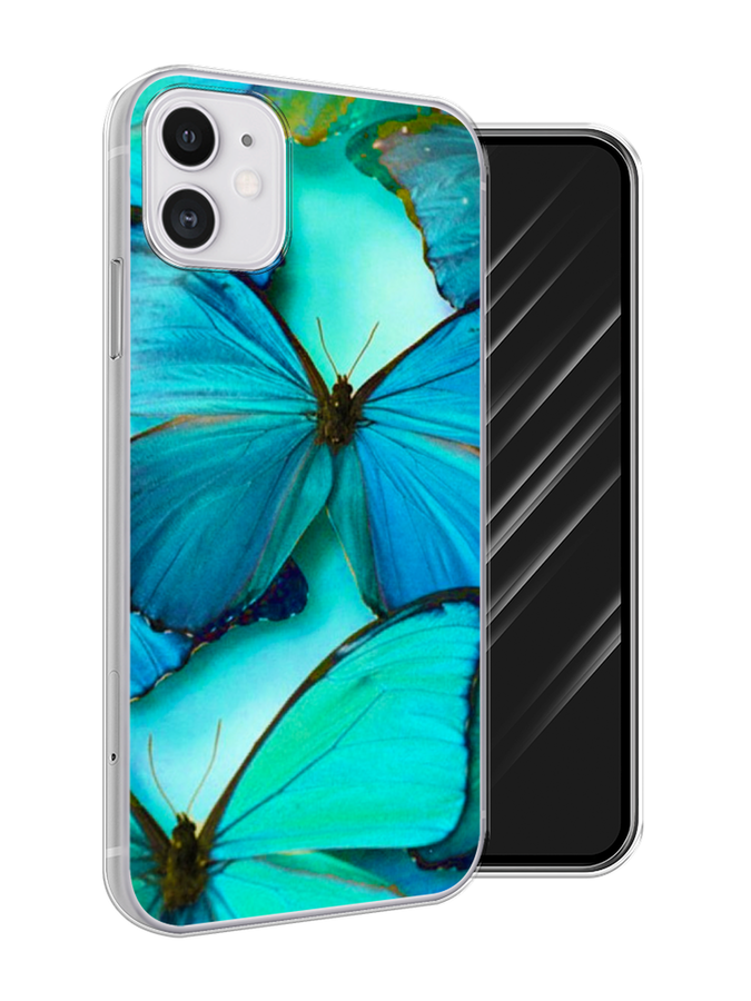 

Чехол Awog на Apple iPhone 11 / Айфон 11 "Неоновые бабочки", Разноцветный, 12150-4