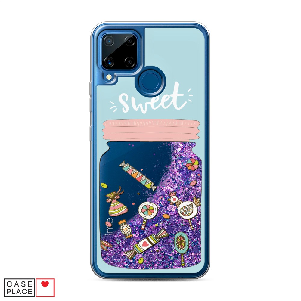

Чехол Awog на Realme C15 "Конфетки в банке", Разноцветный, 255092-1