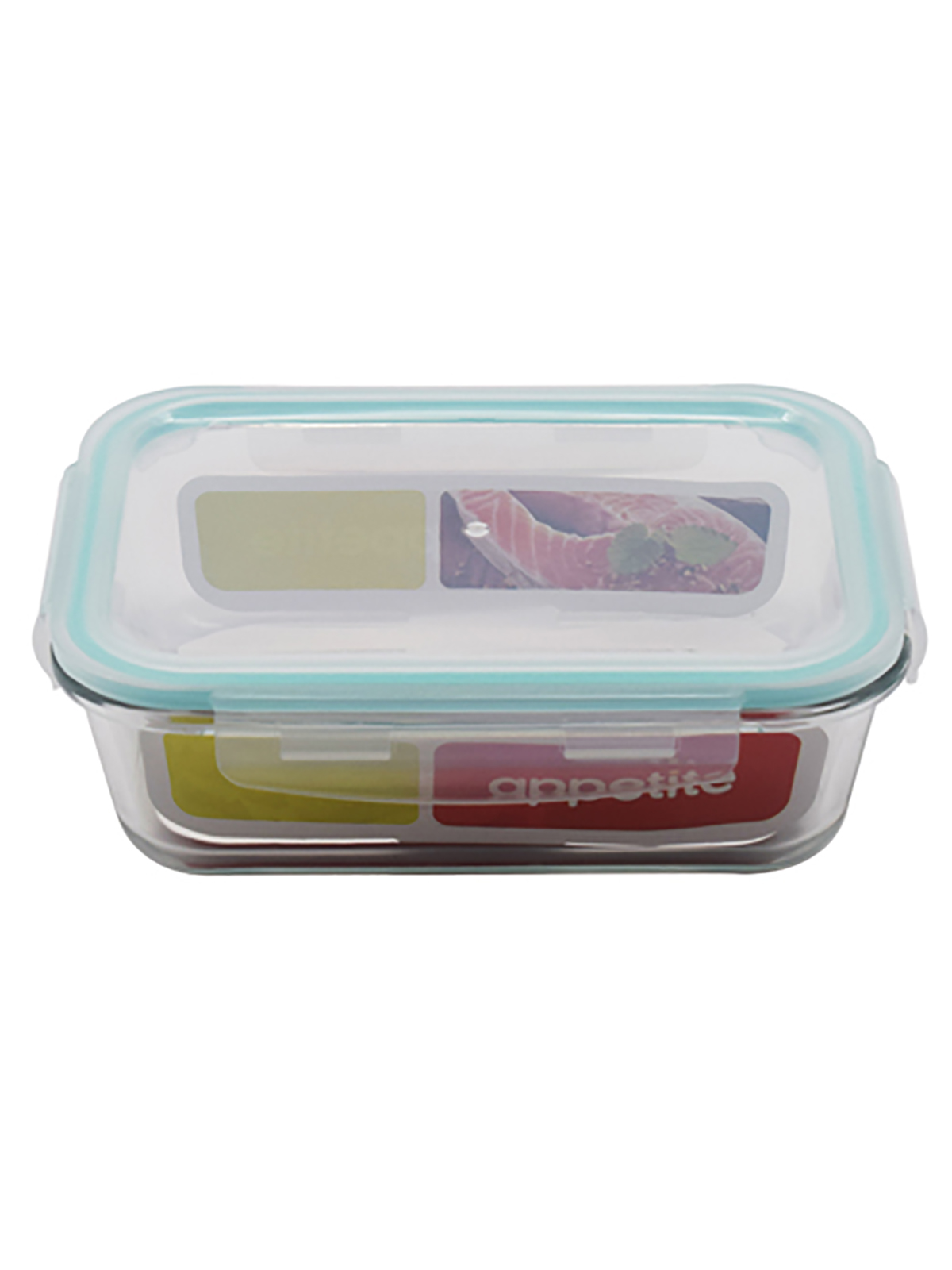 

Контейнер с крышкой стеклянный Appetite 1 л, Прозрачный