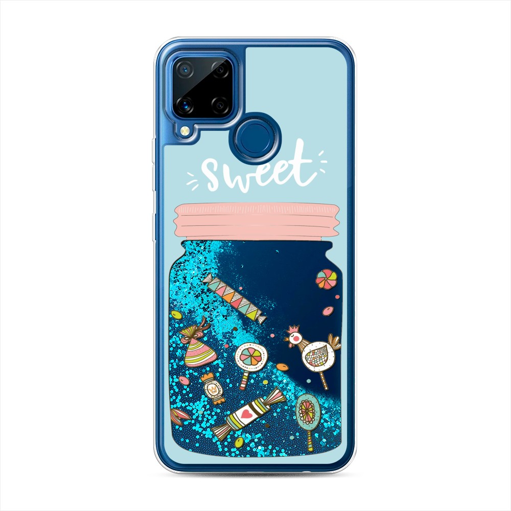 

Чехол Awog на Realme C15 "Конфетки в банке", Разноцветный, 255093-1