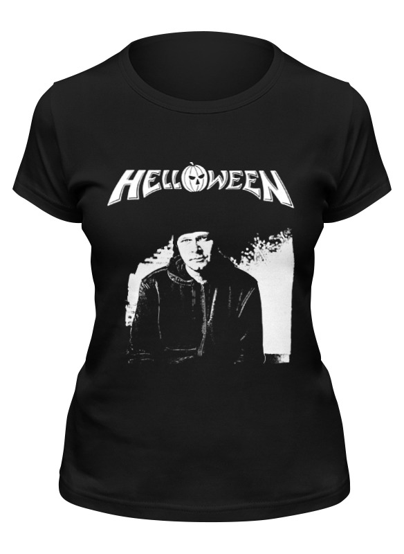 

Футболка женская Printio Helloween ( michael kiske ) черная M, Черный, Helloween ( michael kiske )