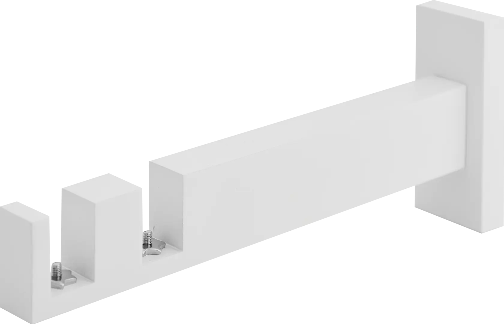 

Держатель двухрядный Inspire алюминий цвет белый 16 см