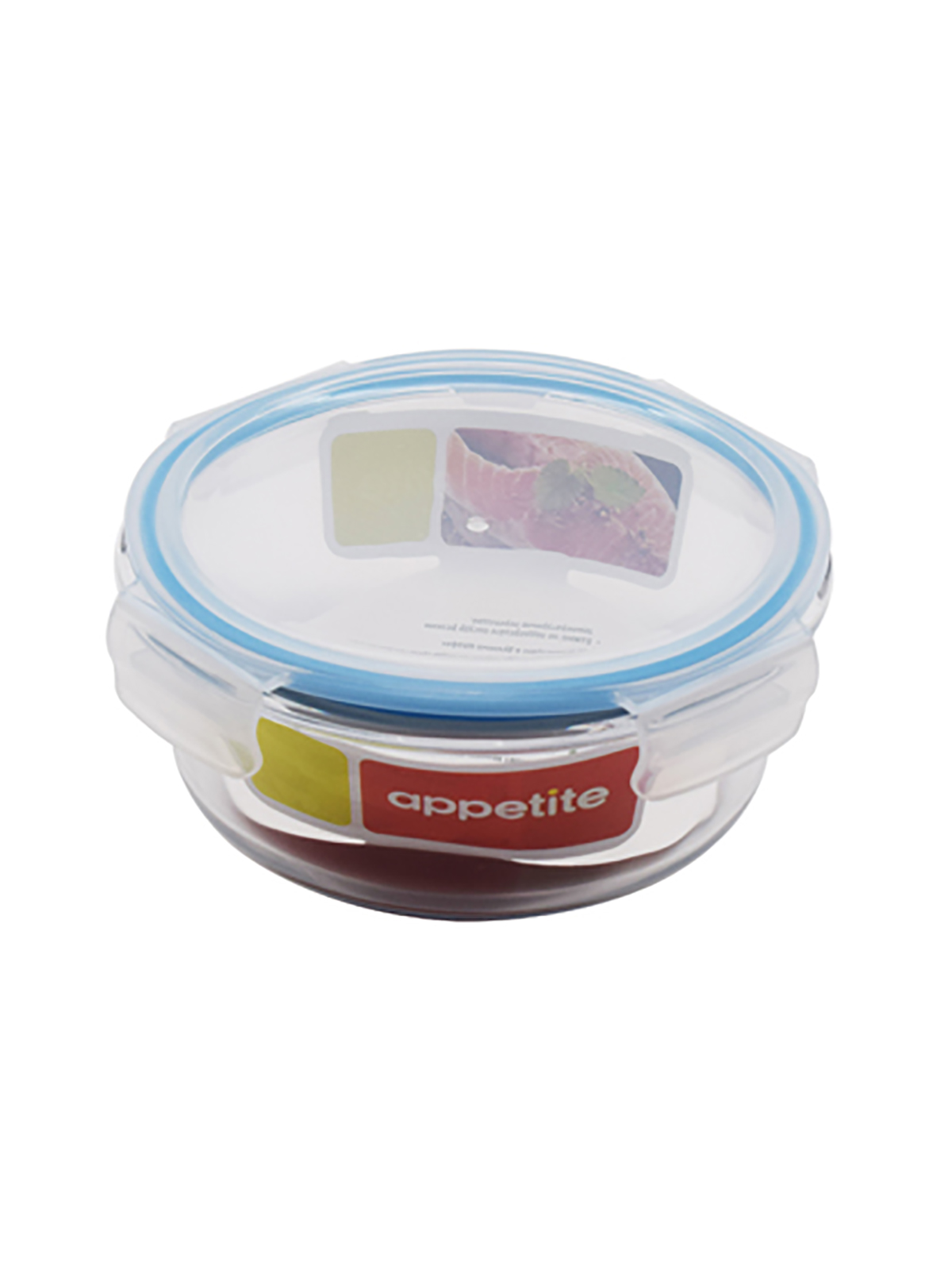 

Контейнер с крышкой стеклянный Appetite 950 мл, Прозрачный