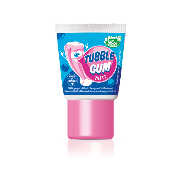 Жевательная резинка Lutti tubble gum tutti с фруктовым вкусом 35 г