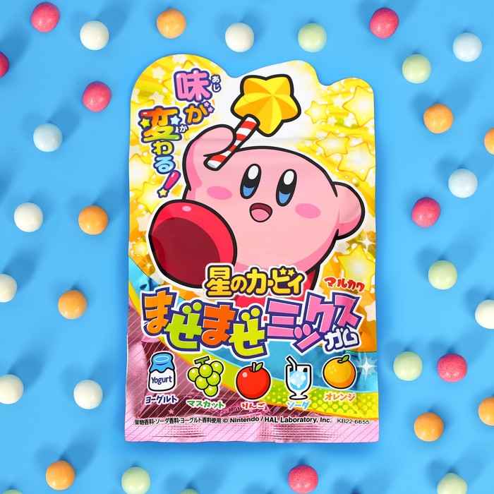 Жевательная резинка Marukawa kirby mix 5 вкусов 47 г