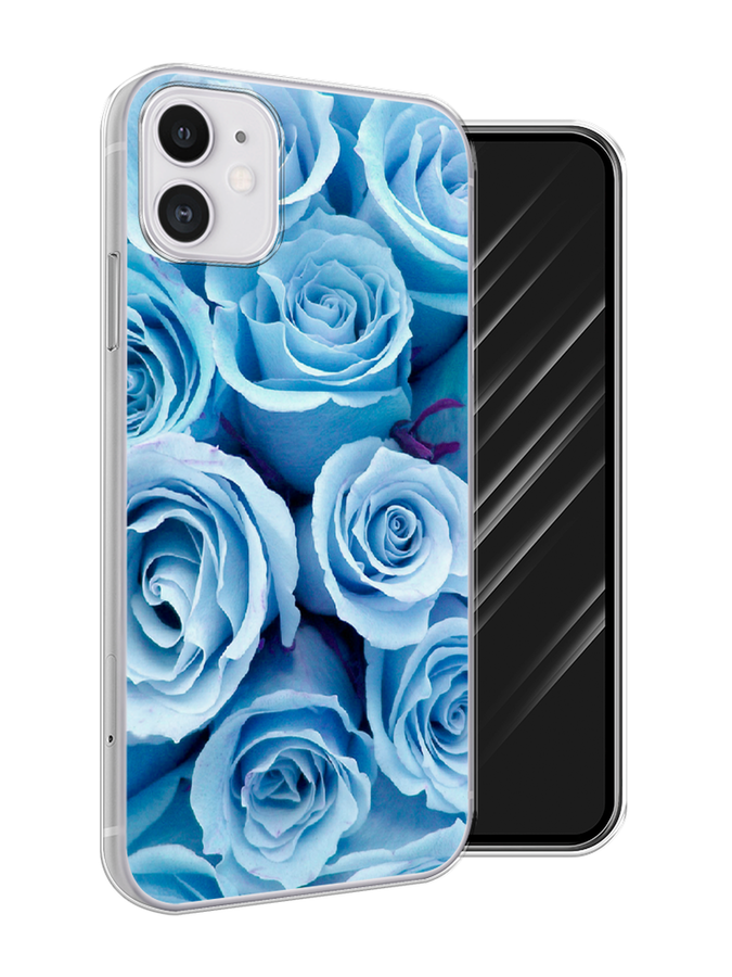 

Чехол Awog на Apple iPhone 11 / Айфон 11 "Лазурные розы", Разноцветный, 12150-8