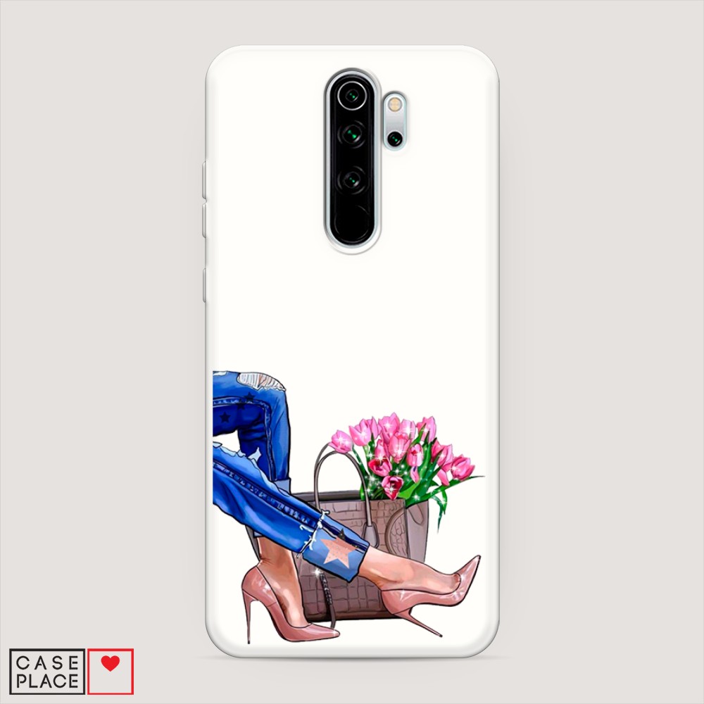 

Матовый силиконовый чехол "Каблучки" на Xiaomi Redmi Note 8 Pro