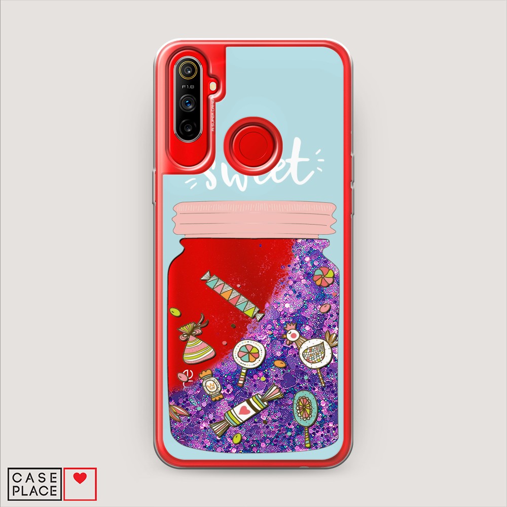 

Чехол Awog на Realme C3 "Конфетки в банке", Разноцветный, 253092-1