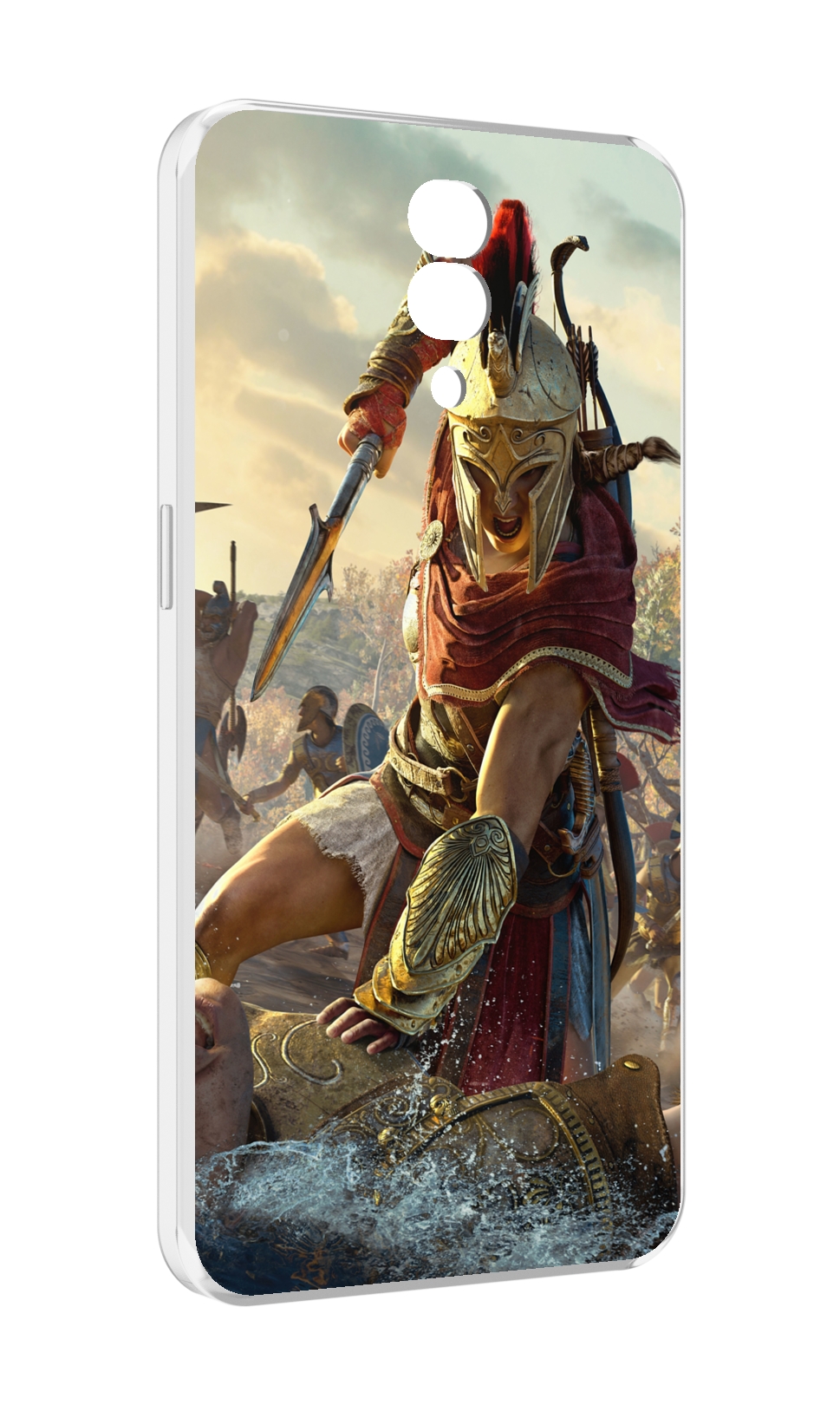 

Чехол MyPads Assassin's Creed Odyssey Kassandra мужской для Blackview BV7200, Прозрачный, Tocco
