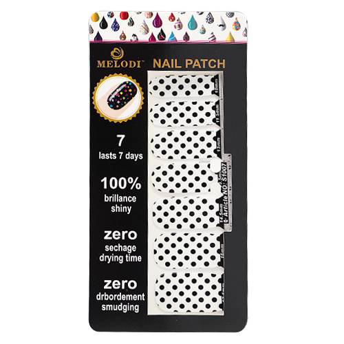 

Лак-пленка для ногтей "Gloss - Black Dots", KW054-000067
