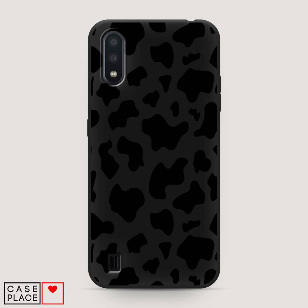 

Чехол Awog на Samsung Galaxy A01 "Пятна коровы черные", Разноцветный, 29552-1