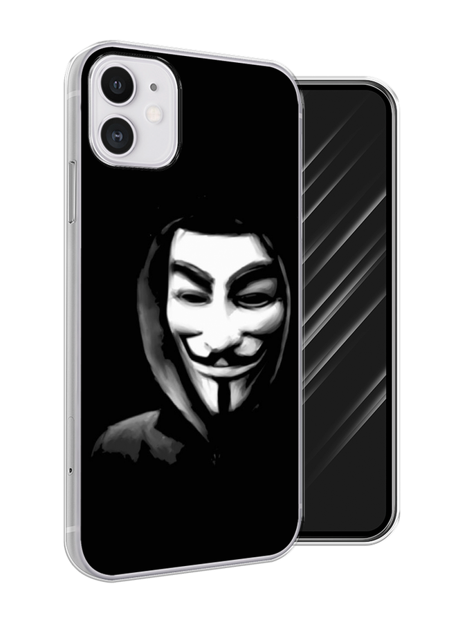 

Чехол Awog на Apple iPhone 11 / Айфон 11 "Анонимус", Разноцветный, 12150-1