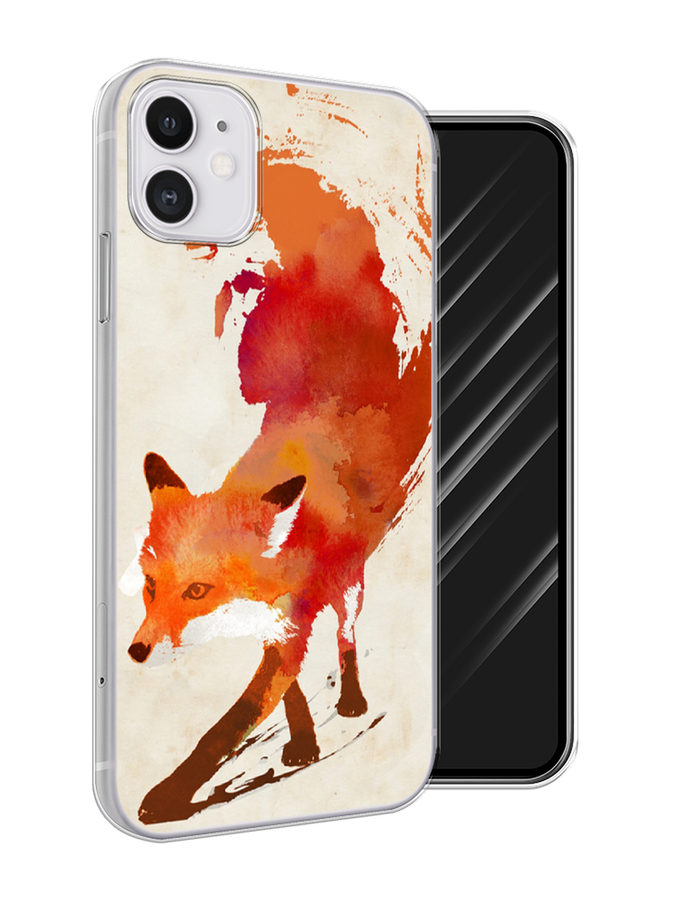 

Чехол Awog на Apple iPhone 11 / Айфон 11 "Лиса", Разноцветный, 12150-10