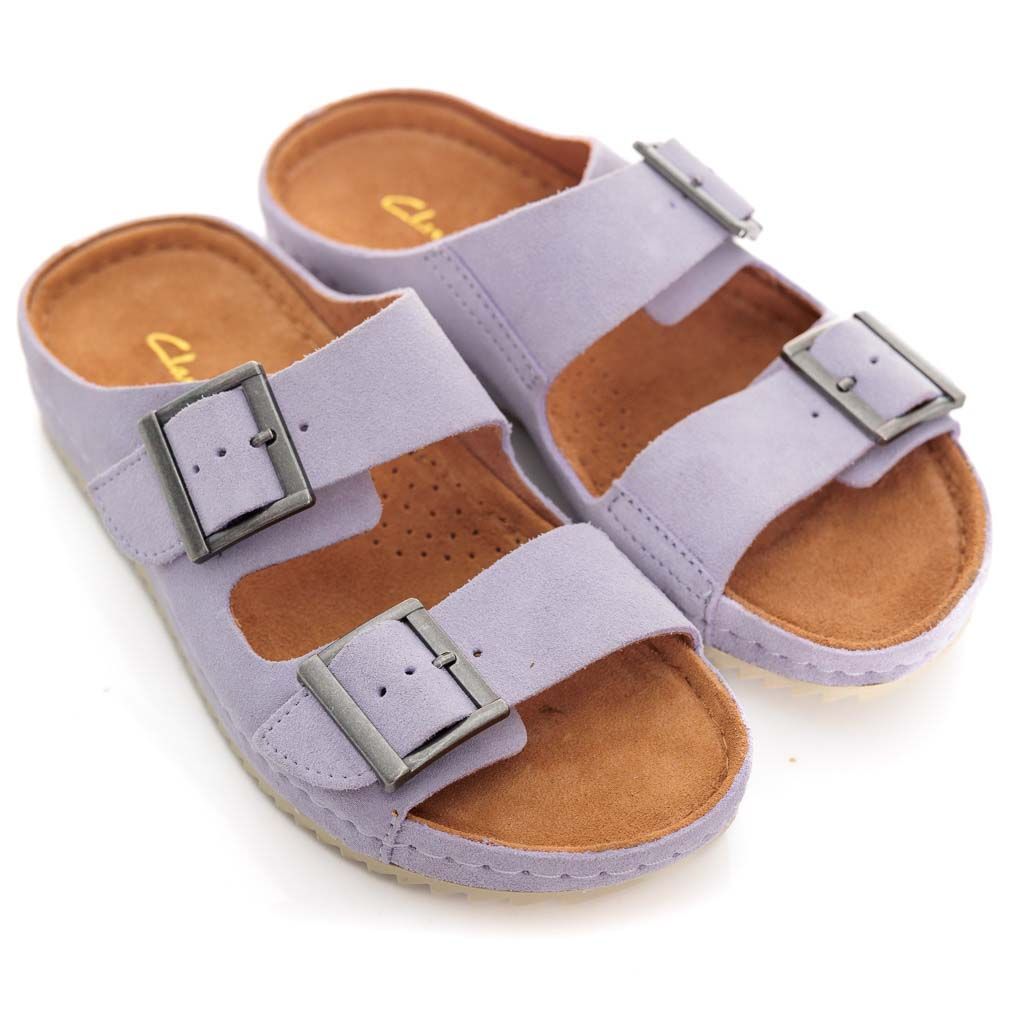 

Сабо женские Clarks 26170057 фиолетовые 35.5 EU, Фиолетовый, 26170057