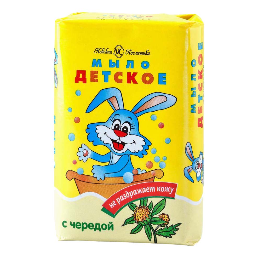 

Детское мыло твердое О'кей Baby Island с экстрактом череды 3+ 90 г