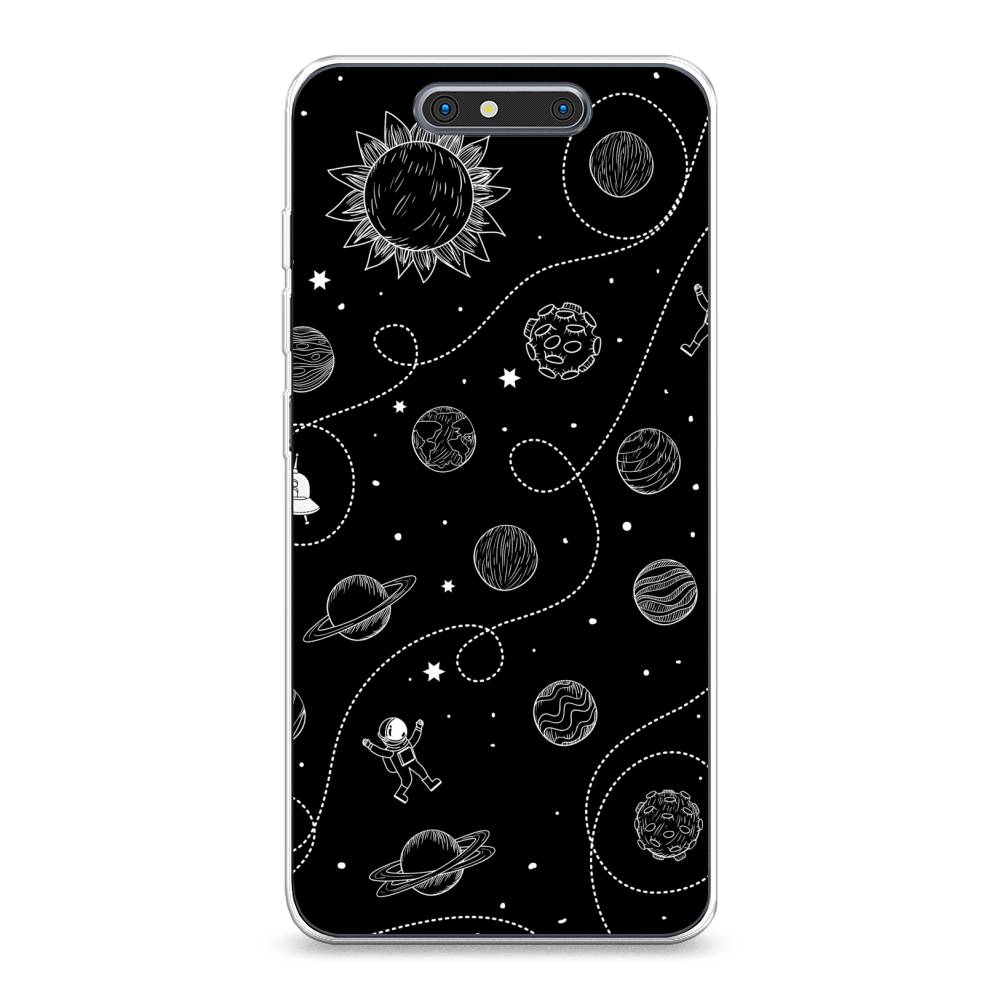 

Чехол Awog на ZTE Blade V8 / ЗТЕ Блэйд V8 "В невесомости", Разноцветный, 131250-4