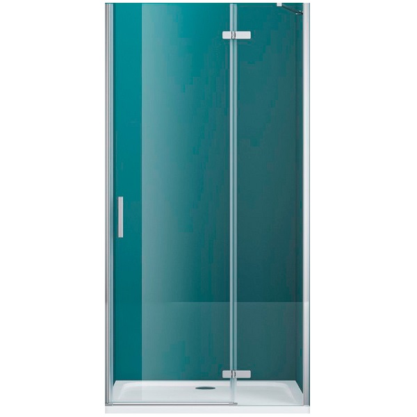 фото Душевая дверь в нишу belbagno kraft b-12-60/60-c-cr l kraft-b-12-60/60-c-cr-l