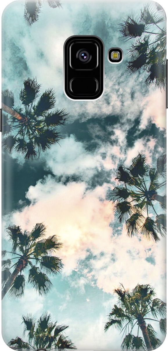 

Чехол на Samsung Galaxy A8 (2018) с принтом "Отдых под пальмами", Белый;зеленый, 7216