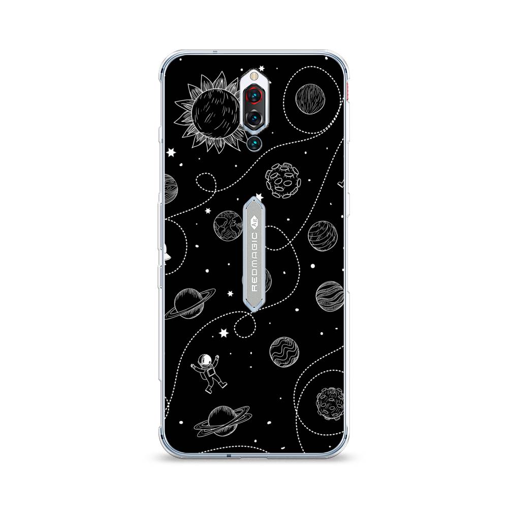 

Чехол Awog на ZTE Red Magic 5S / ЗТЕ Ред Мэджик 5S "В невесомости", Разноцветный, 134250-4