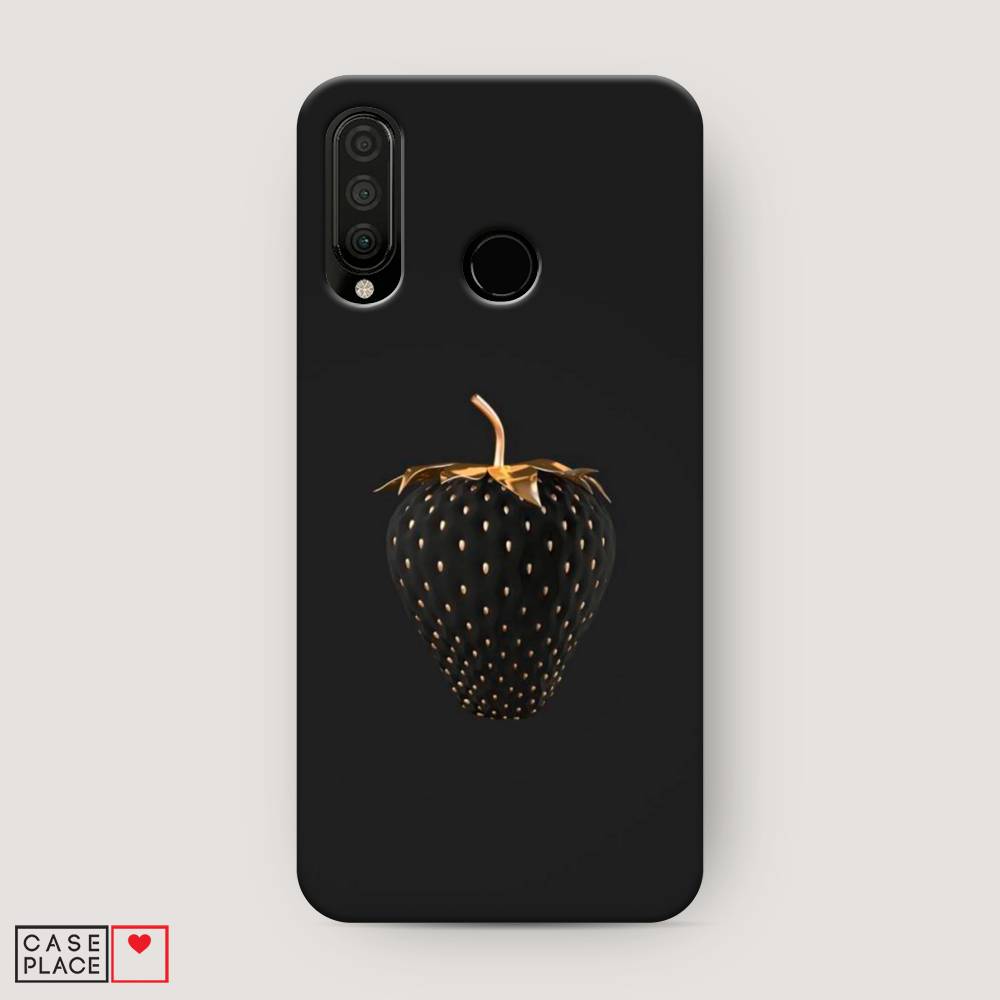 

Чехол Awog "Черно-золотая клубника" для Honor 20 Lite 2020