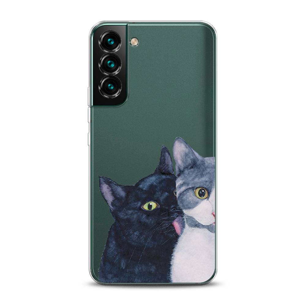 

Чехол Awog на Samsung Galaxy S22 / Самсунг S22 "Кошачья любовь", Синий, 2103850-1
