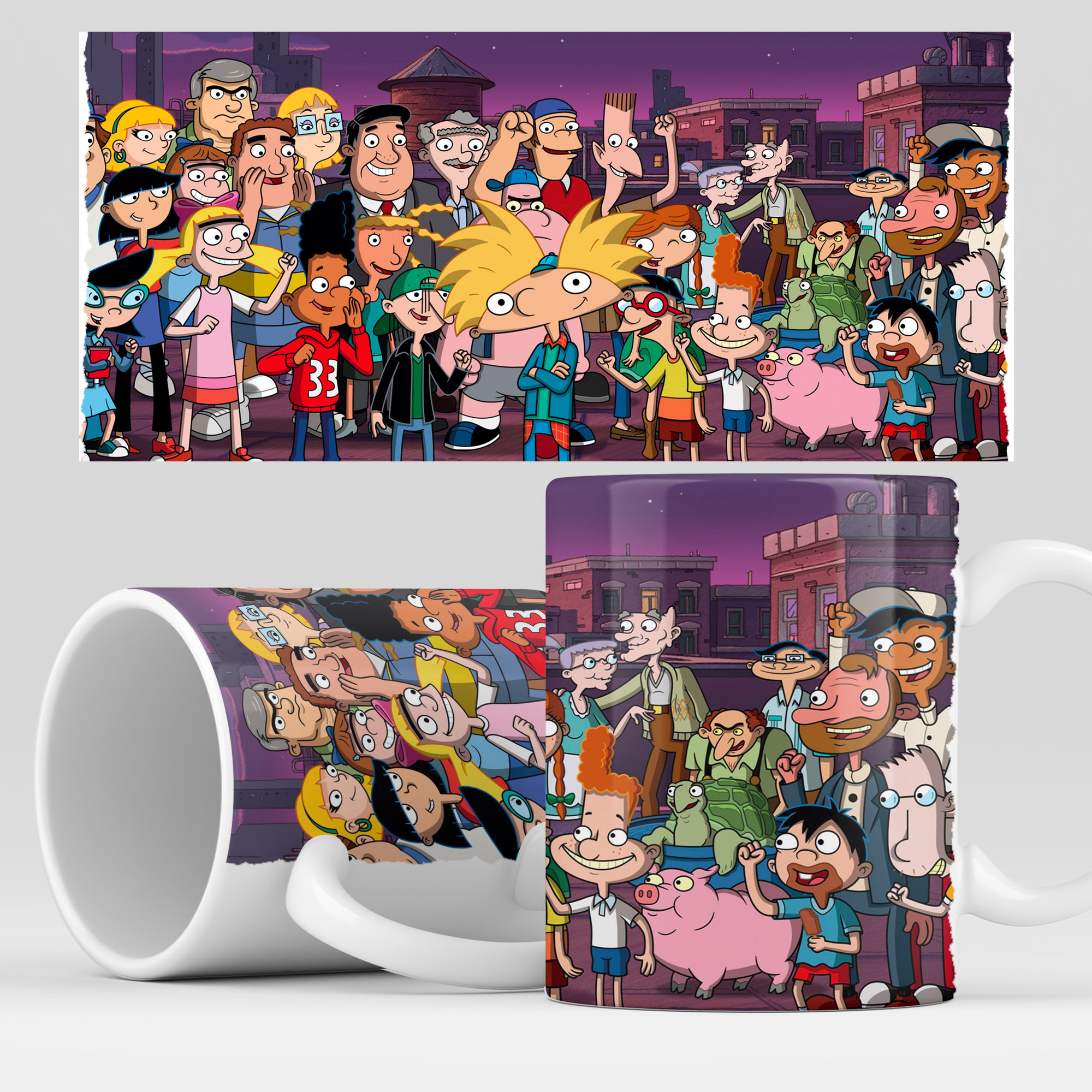 

Кружка RocketCup с принтом "Эй, Арнольд!" мультсериал, HeyArnold_08