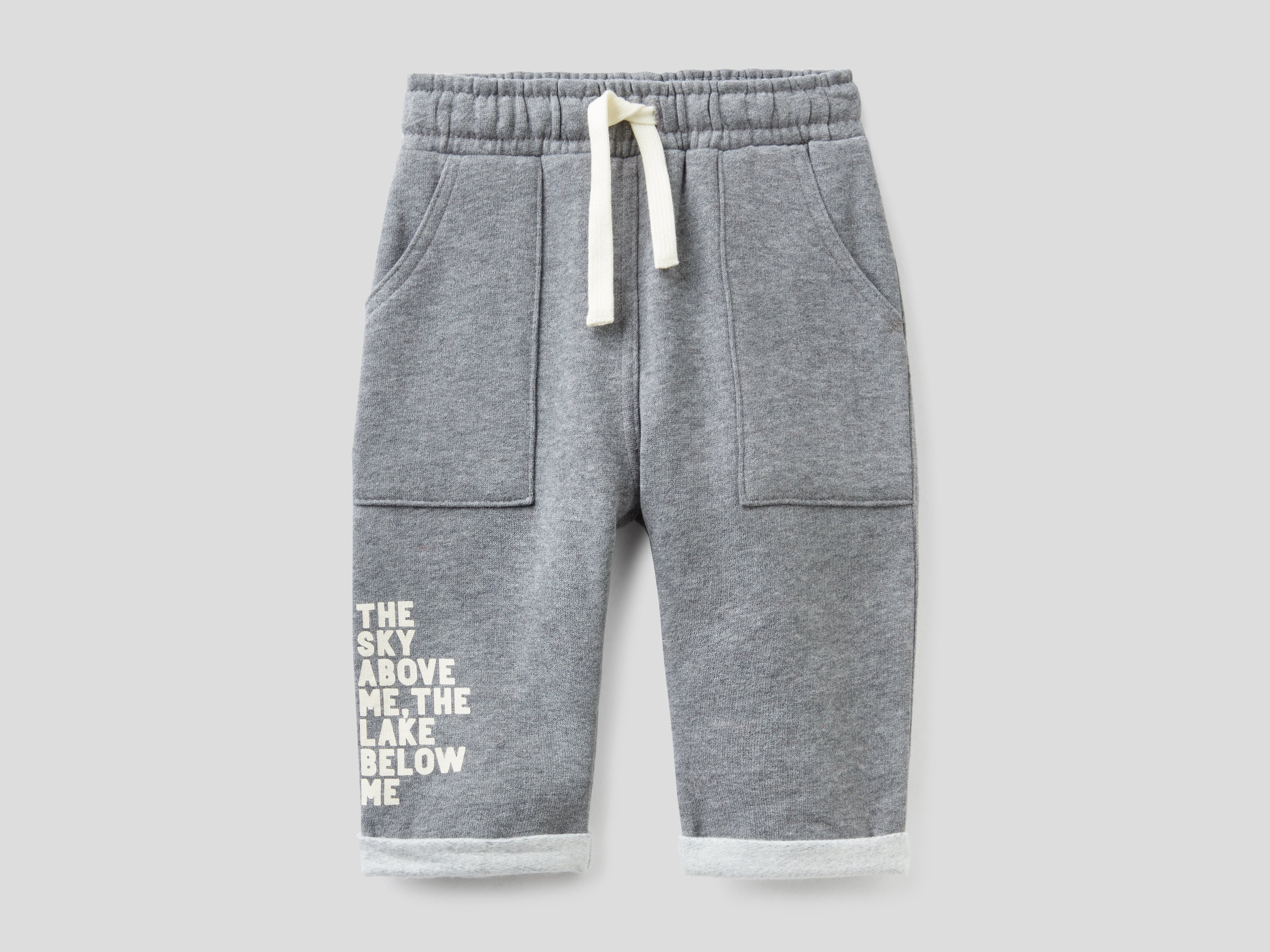 фото Брюки для мальчиков benetton цв. серый р.98 united colors of benetton