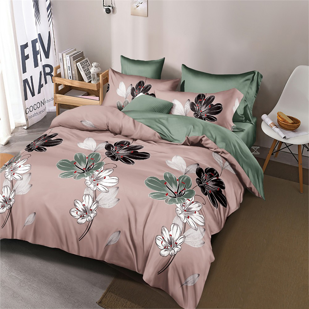 

Постельное белье на резинке Ардет 2СП с европростыней Поплин 2 наволочки 50x70, Ардет