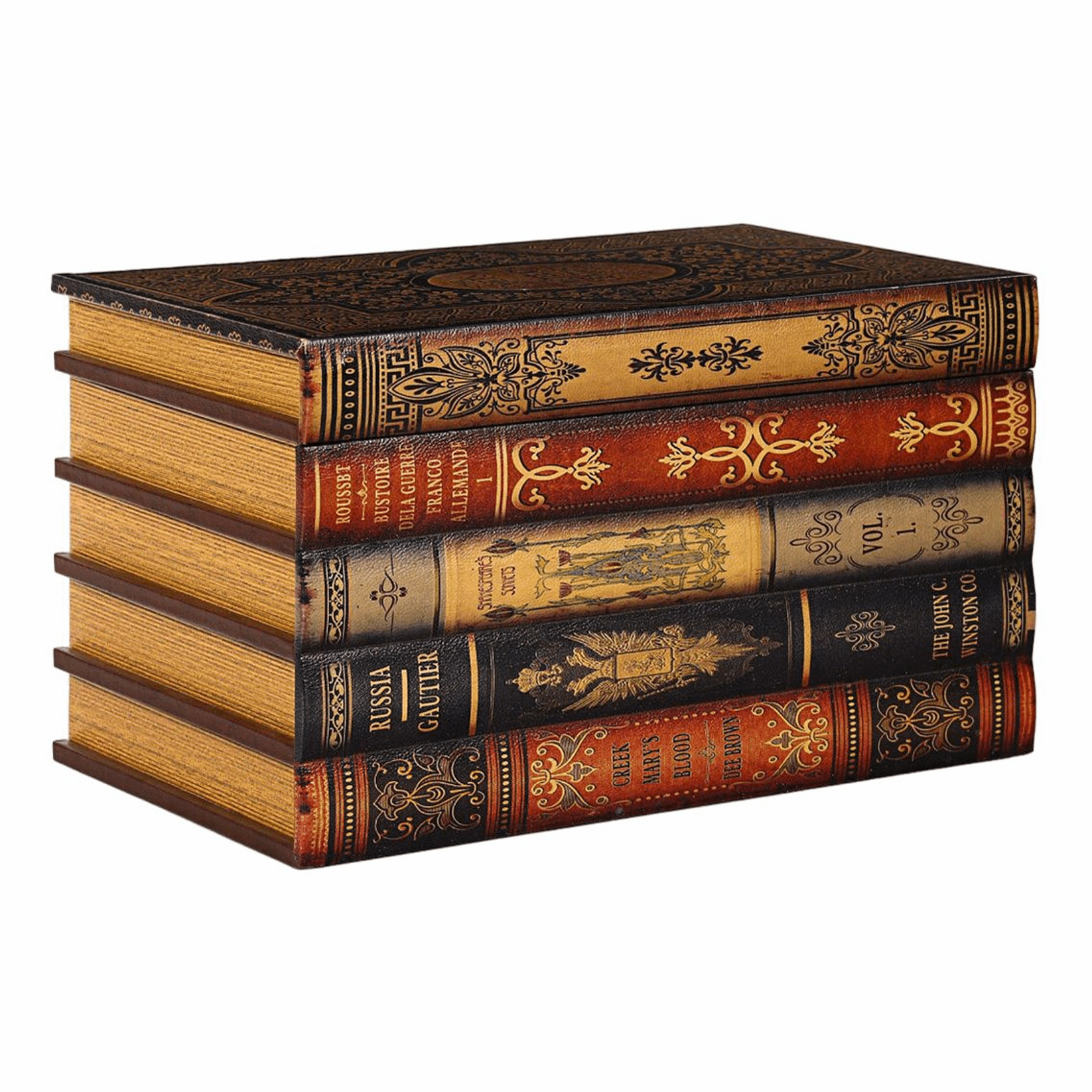 Сундук Grand Forest Книги 44 х 26 х 25 см коричневый