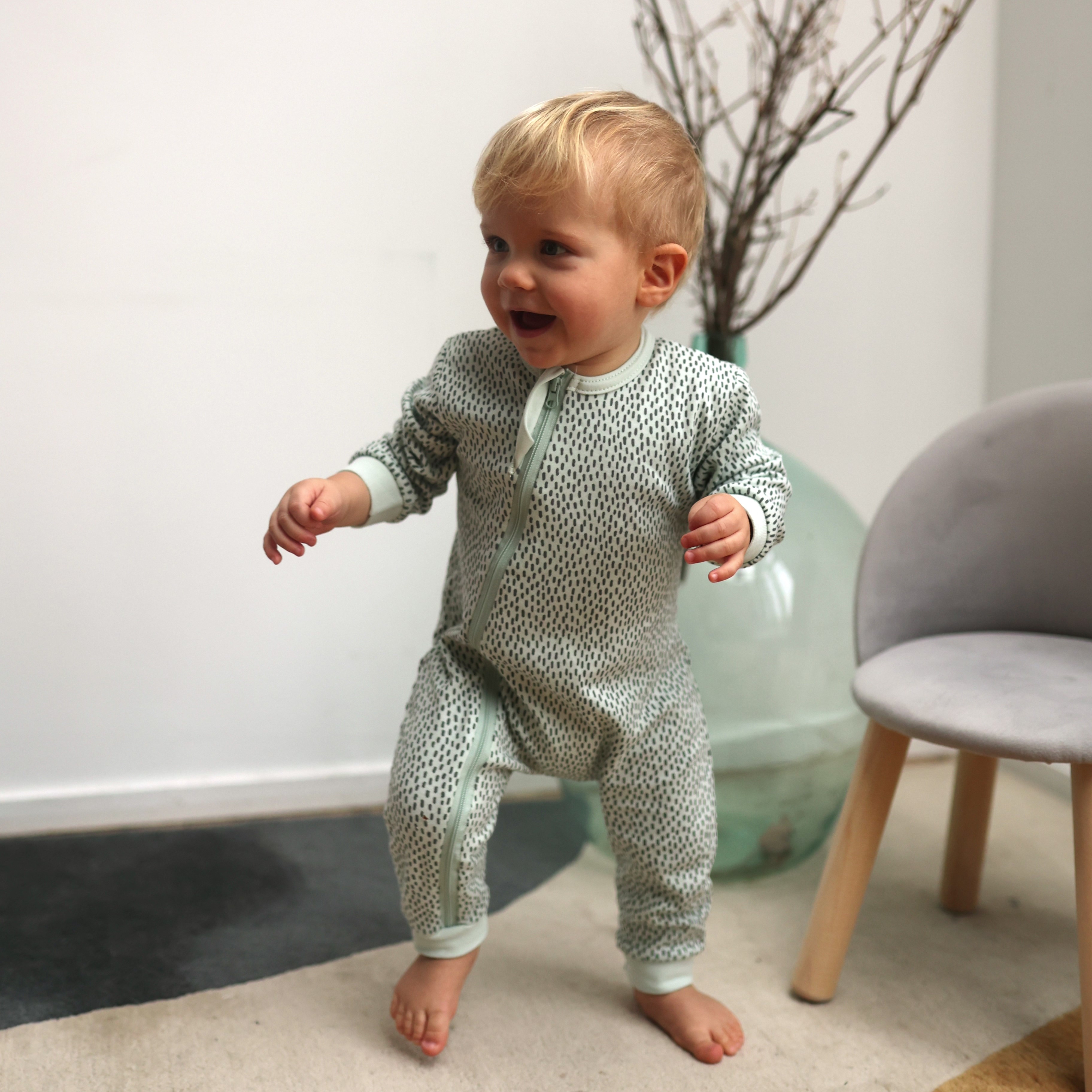 Комплект одежды детский MOWbaby 1282, blue, 74