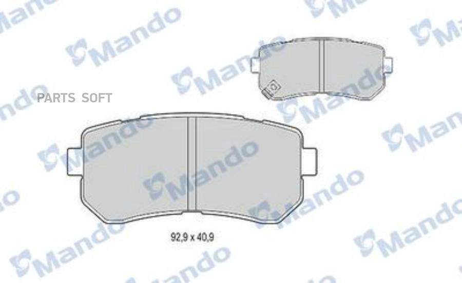 

Колодки зад.HYUNDAI IX35 (2010-),I30 (FD) (-2011)/KIA SPORTAGE (SL)