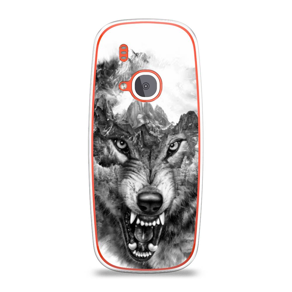 

Чехол Awog на Nokia 3310 (2017) / Нокиа 3310 (2017) "Волк в горах", 120550-1