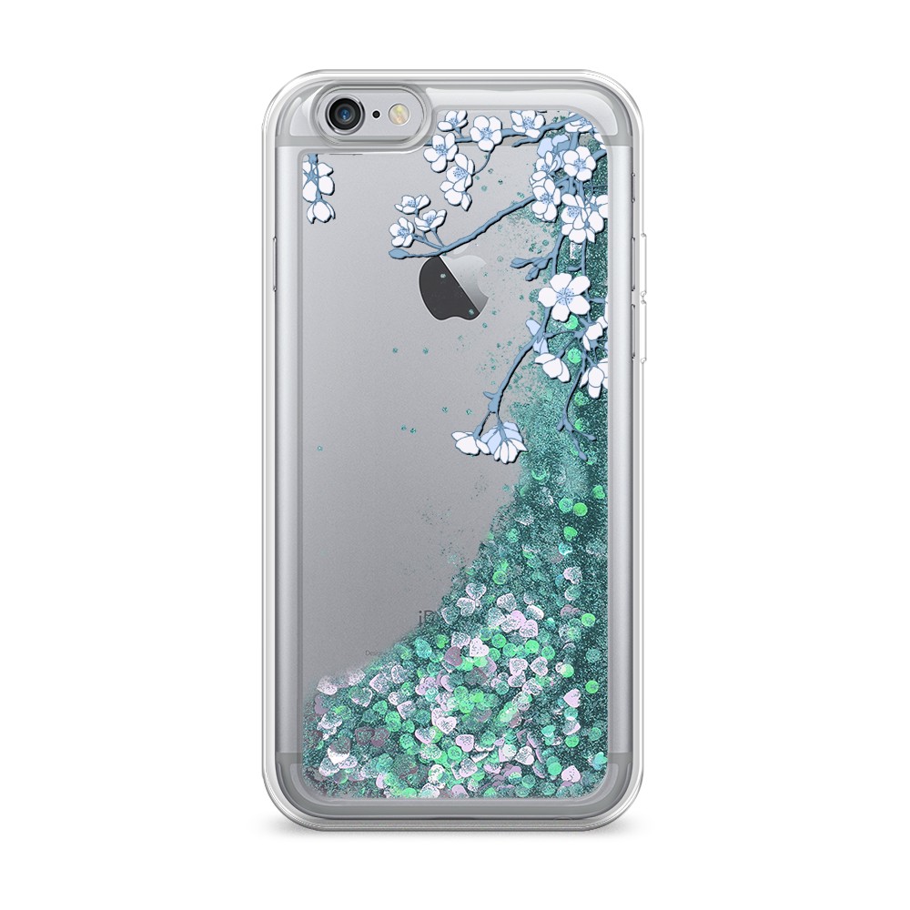 

Жидкий чехол с блестками "Цветочная фантазия 3" на Apple iPhone 6S, 0104S95-1