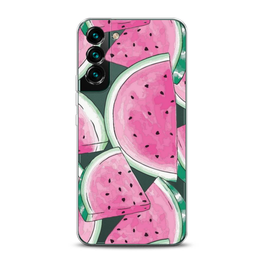 

Чехол Awog на Samsung Galaxy S22 / Самсунг S22 "Акварельные арбузы", Зеленый;белый;розовый, 2103850-10