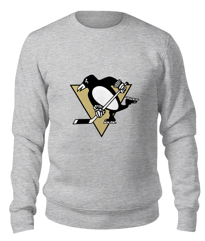 

Свитшот унисекс Printio Pittsburgh penguins серый S, Pittsburgh penguins