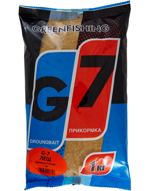 Прикормка GreenFishing G7 Лещ 1 кг, 775100