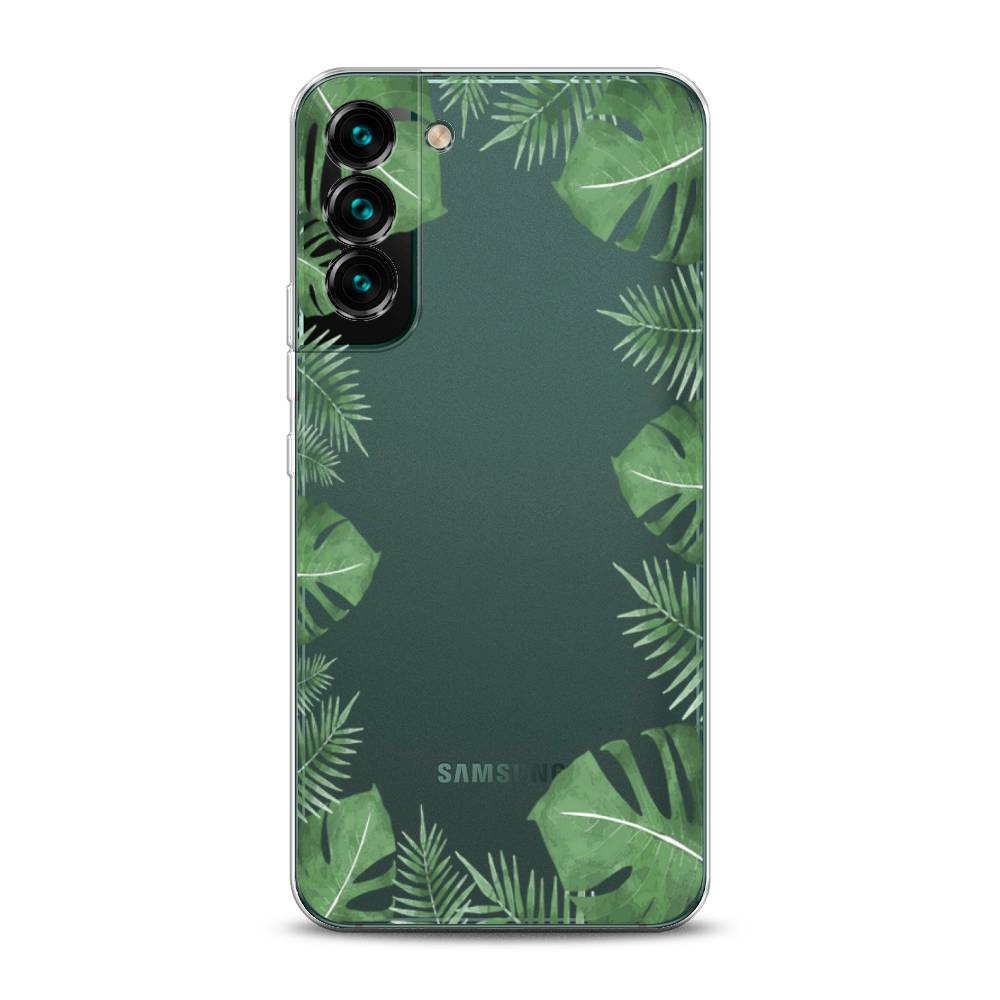 

Чехол Awog на Samsung Galaxy S22 / Самсунг S22 "Листья папоротника рамка", Зеленый, 2103850-8